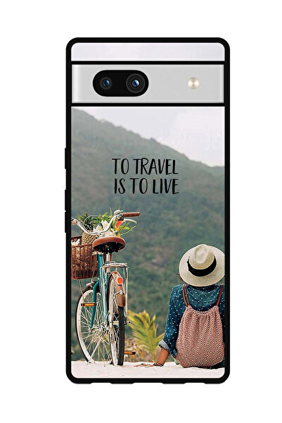 Theodor جراب واقٍ مضاد للخدش والصدمات لهاتف Google Pixel 7a للسفر هو للعيش