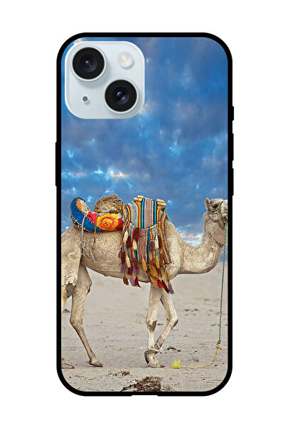 Theodor جراب واقٍ مضاد للخدش والصدمات لهاتف iPhone 15 Plus بلون الجمل