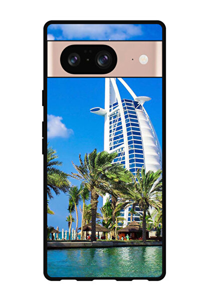 Theodor جراب واقٍ مضاد للخدش والصدمات لهاتف Google Pixel 8 برج دبي