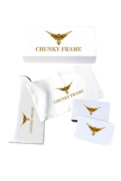 Chunky Frame Cael Square Unisex Cream 2025 New Season Sunglasses