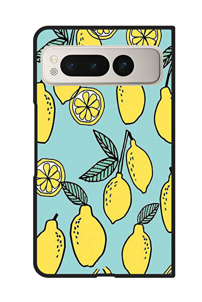 Theodor جراب واقٍ مضاد للخدش والصدمات لهاتف Google Pixel Fold باللون الليموني...