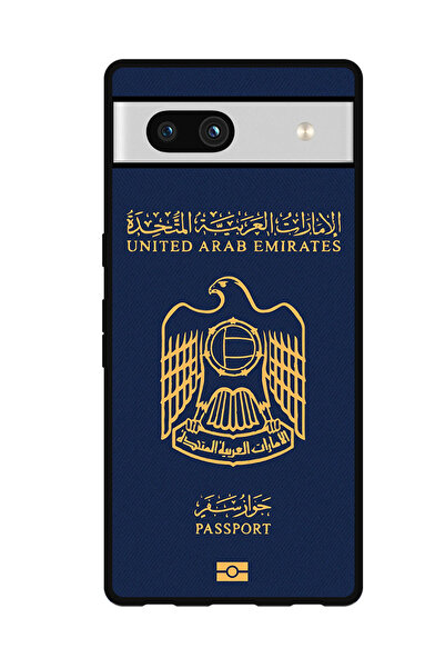 Theodor جراب واقٍ مضاد للخدش والصدمات لهاتف Google Pixel 7a جواز سفر الإمارات 2