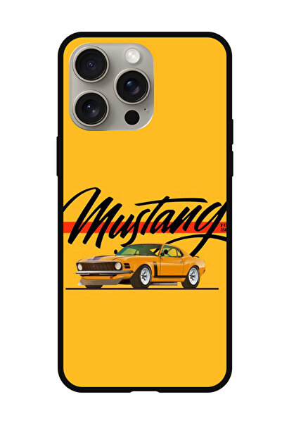 Theodor جراب واقٍ مضاد للخدش والصدمات لهاتف iPhone 15 Pro Max Mustang