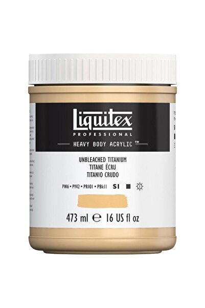 Liquitex Professional Heavy Body Akrilik Boya 473ml Unbleached Titanium 434 S1