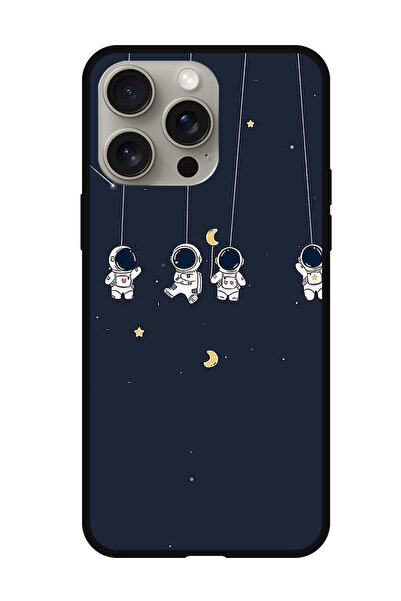 Theodor جراب واقٍ مضاد للخدش والصدمات لهاتف iPhone 15 Pro من رواد الفضاء