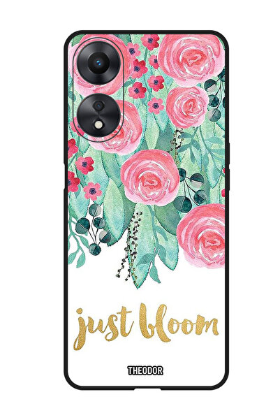 Theodor جراب واقٍ مضاد للخدش والصدمات لهاتف Oppo A98 Just Bloom