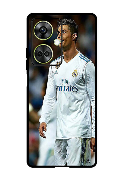 Theodor جراب واقٍ مضاد للخدش والصدمات لهاتف OnePlus Nord CE 3 رونالدو مبتسمًا