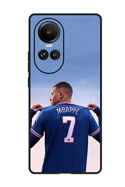 Theodor جراب واقٍ مضاد للخدش والصدمات لهاتف Oppo Reno 10/10 Pro Mbape