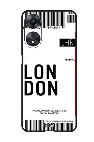 Theodor جراب واقٍ مضاد للخدش والصدمات لهاتف Oppo A98، بطاقة صعود لندن