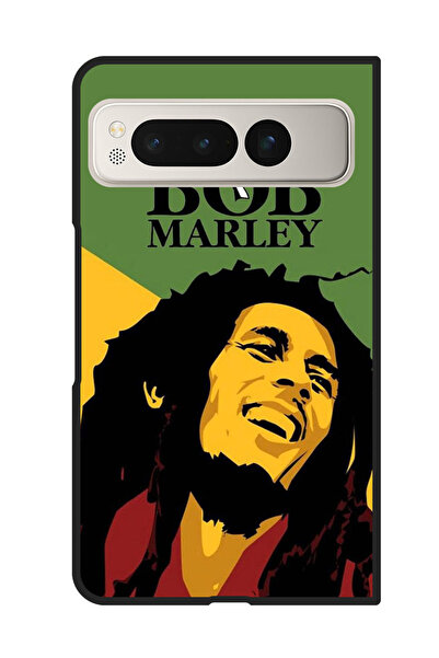 Theodor جراب واقٍ مضاد للخدش والصدمات لهاتف Google Pixel Fold Bob Marley