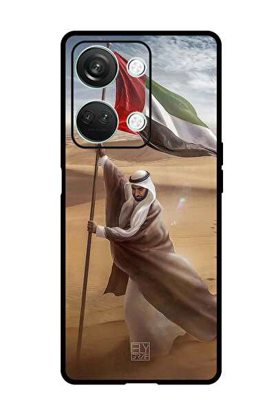 Theodor جراب واقٍ مضاد للخدش والصدمات لهاتف OnePlus Nord 3، علم الشيخ زايد، ص...