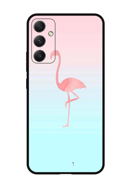 Theodor جراب واقٍ مضاد للخدش والصدمات لهاتف سامسونج جالاكسي F14، لون وردي فلامنغو