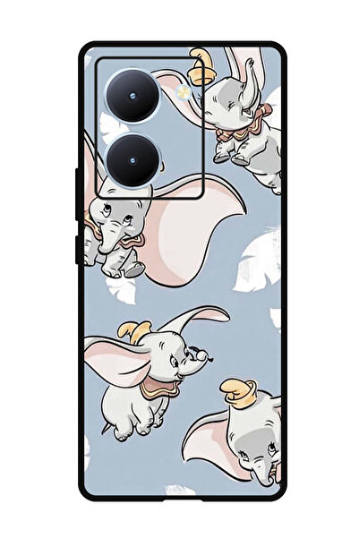 Theodor جراب واقٍ مضاد للخدش والصدمات لهاتف ViVo Y78، تصميم فيل صغير طائر من ...