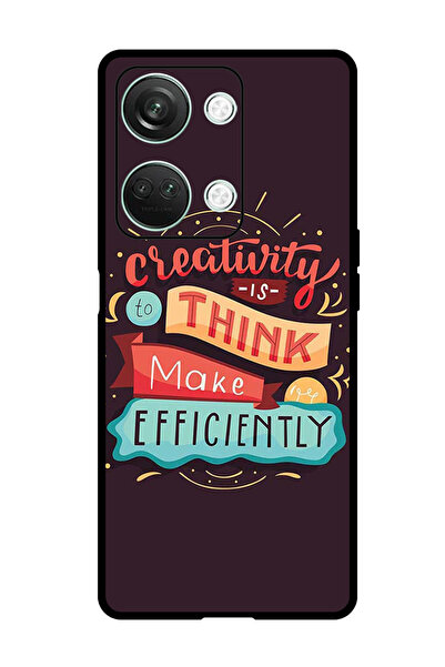 Theodor جراب واقٍ مضاد للخدش والصدمات لهاتف OnePlus Nord 3، الإبداع هو التفكير