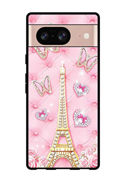 Theodor جراب واقٍ مضاد للخدش والصدمات لهاتف Google Pixel 8 برج إيفل (2)