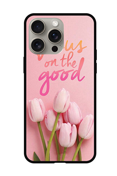 Theodor جراب واقٍ مضاد للخدش والصدمات لهاتف iPhone 15 Pro التركيز على الخير