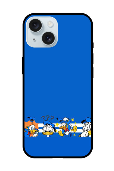 Theodor غطاء حماية مضاد للخدش والصدمات لهاتف iPhone 15 Plus دونالد