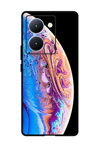 Theodor غطاء حماية مضاد للخدش والصدمات لهاتف ViVo Y78، خلفية من الصين على الأرض