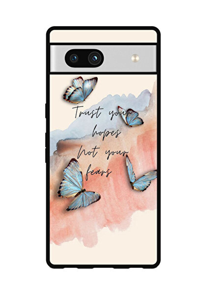 Theodor جراب واقٍ مضاد للخدش والصدمات لهاتف Google Pixel 7a، ثق في الآمال