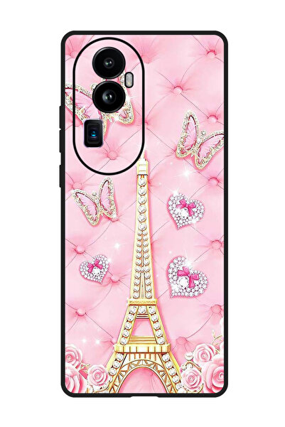 Theodor جراب واقٍ مضاد للخدش والصدمات لهاتف Oppo Reno 10 Pro Plus برج إيفل (2)