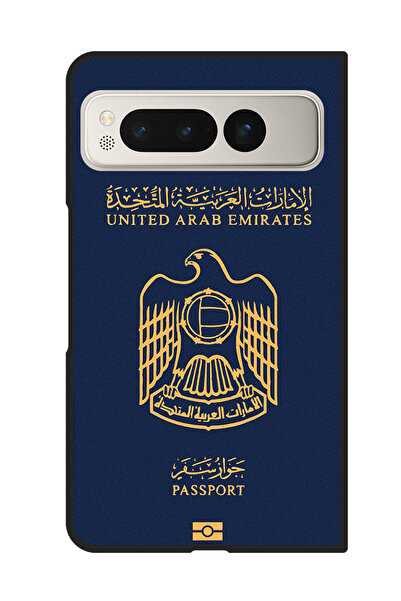 Theodor غطاء حماية مضاد للخدش والصدمات لهاتف جوجل بيكسل فولد جواز سفر الإمارات 2