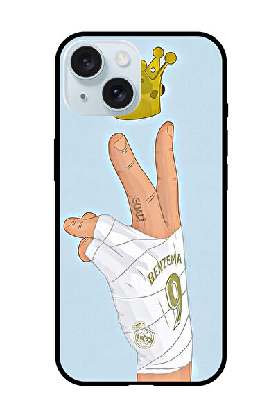 Theodor جراب حماية مضاد للخدش والصدمات لهاتف iPhone 15 Plus كريم بنزيمة