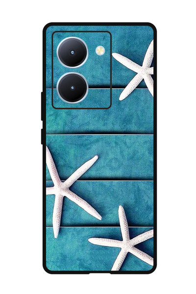 Theodor غطاء حماية مضاد للخدش والصدمات لهاتف ViVo Y78، مصنوع من مادة نجم البح...