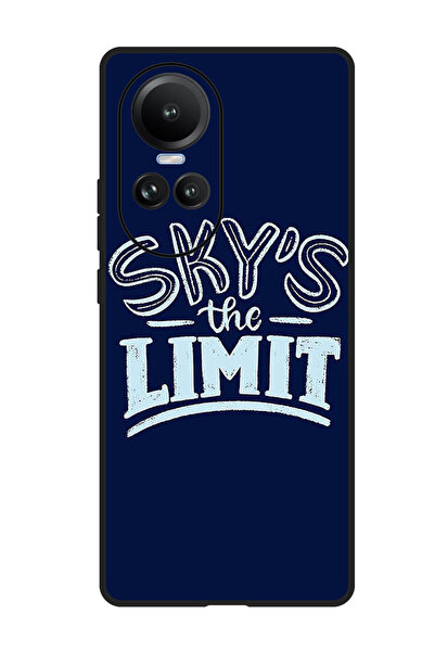 Theodor جراب واقٍ مضاد للخدش والصدمات لهاتف Oppo Reno 10/10 Pro، السماء هي ال...