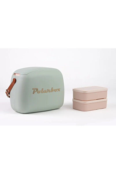 Polarbox حقيبة تبريد Polarbox® Urban Retro بلون Matcha Gold بحجم 6 لتر