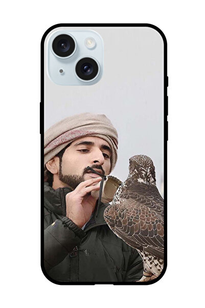 Theodor غطاء حماية مضاد للخدش والصدمات لهاتف iPhone 15 الشيخ حمدان يحب نسره