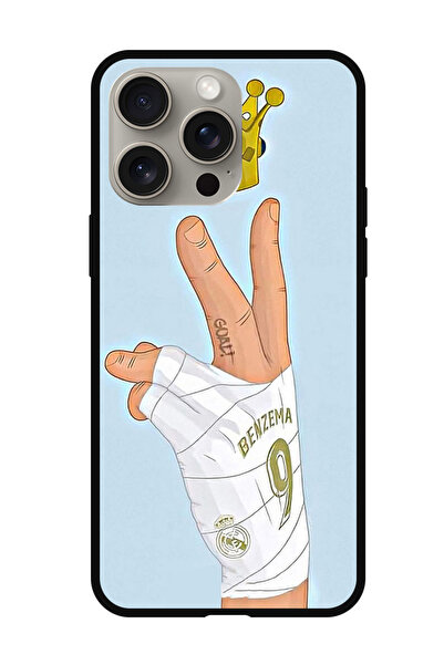 Theodor جراب حماية مضاد للخدش والصدمات لهاتف iPhone 15 Pro كريم بنزيمة