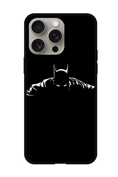 Theodor جراب واقٍ مضاد للخدش والصدمات لهاتف iPhone 15 Pro Max Batman