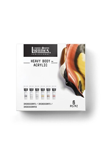 Liquitex Professional Heavy Body Akrilik Boya Set Iridescent 6x59ml