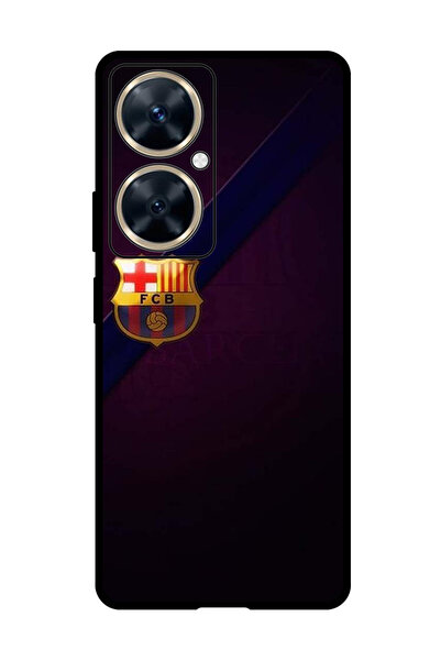 Theodor جراب واقٍ مضاد للخدش والصدمات لهاتف هواوي نوفا 11i بشعار برشلونة البسيط