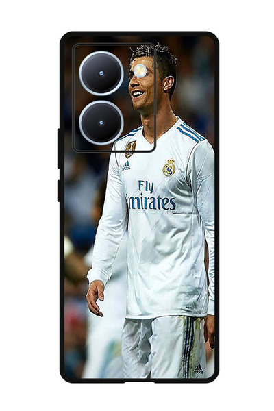 Theodor جراب واقٍ مضاد للخدش والصدمات لهاتف ViVo Y78، الصين، رونالدو مبتسمًا