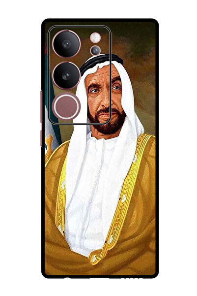 Theodor جراب واقٍ مضاد للخدش والصدمات لهاتف Vivo V29 - V29 Pro، لوحة الشيخ زايد