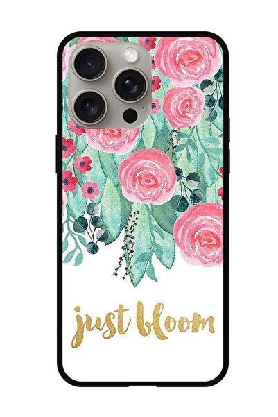 Theodor جراب واقٍ مضاد للخدش والصدمات لهاتف iPhone 15 Pro من Just Bloom