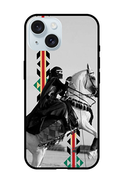 Theodor جراب واقٍ مضاد للخدش والصدمات لهاتف iPhone 15 ركوب الخيل