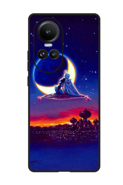 Theodor جراب واقٍ مضاد للخدش والصدمات لهاتف Oppo Reno 10/10 Pro رسوم متحركة ع...