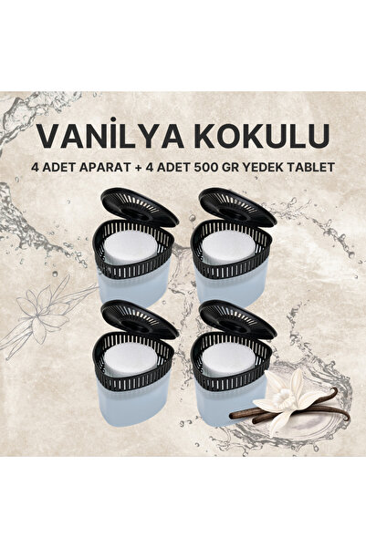 Saban 4 Adet 500GR - VANİLYA - Nem Alıcılı Ve Rutubet Giderici Aparat Üçgen (...