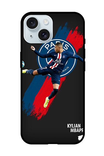 Theodor جراب واقٍ مضاد للخدش والصدمات لهاتف iPhone 15 Football