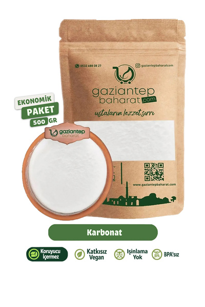 Gaziantep Baharat Karbonat - 500 gr Doğal Ve Temizlik Için Mükemmel