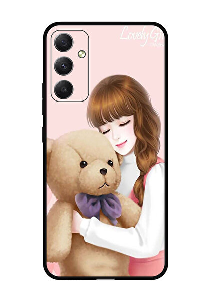 Theodor جراب واقٍ مضاد للخدش والصدمات لهاتف سامسونج جالاكسي M14، فتاة جميلة م...