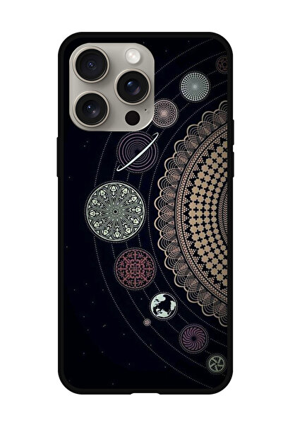 Theodor جراب واقٍ مضاد للخدش والصدمات لهاتف iPhone 15 Pro ماندالا آرت (2)