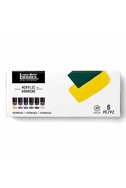Liquitex Professional Akrilik Guaj Boya 6X22ml Set Primaries