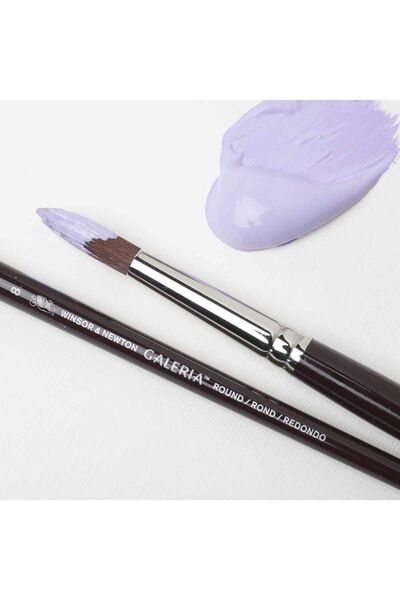 Winsor Newton Winsor & Newton Galeria Kısa Saplı Sentetik Yuvarlak Fırça No:00
