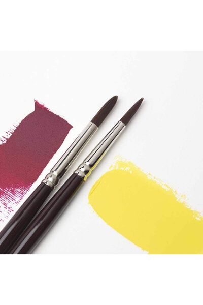 Winsor Newton Winsor & Newton Galeria Kısa Saplı Sentetik Yuvarlak Fırça No:00