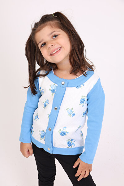 Toontoy Baby Girl Cardigan Floral Printed