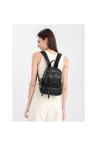 BARCELONA 21K Mini Boy Yıkama Deri Kadın Sırt Çantası 21-K Barcelona 1929