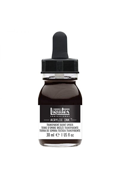 Liquitex Professional Akrilik Mürekkep 30ml Transparent Burnt Umber 130